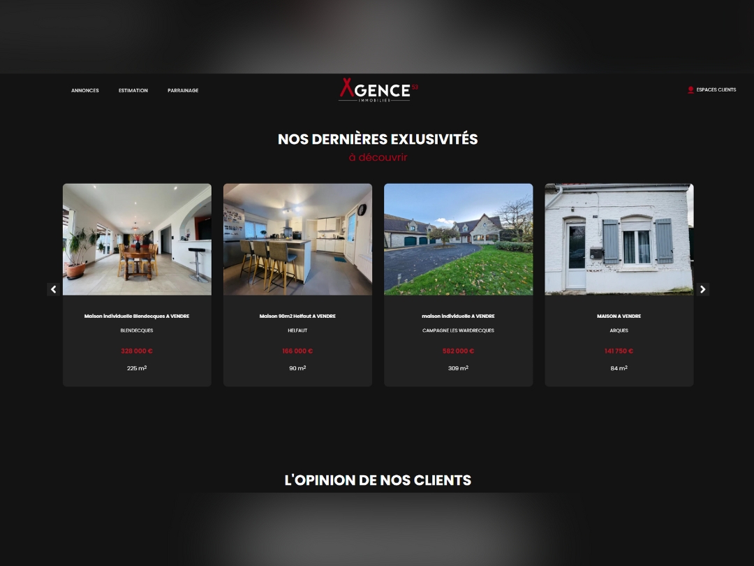 Xgence 53 Immobilier Website Caliblock